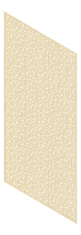 3D Presentation Image of Panel Acoustic Keystone KeyNirvana Designer 2400x1200 SeasonedOak