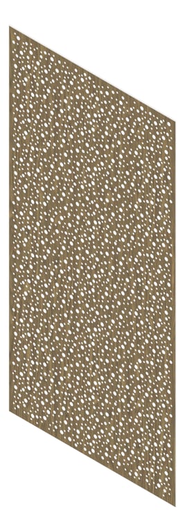 3D Presentation Image of Panel Acoustic Keystone KeyNirvana Designer 2400x1200 SepiaWalnut