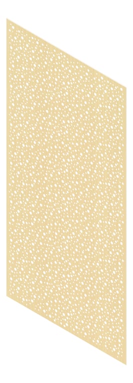 3D Presentation Image of Panel Acoustic Keystone KeyNirvana Designer 2400x1200 TurrosOak