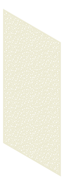 3D Presentation Image of Panel Acoustic Keystone KeyNirvana Designer 2400x1200 WhiteNatural