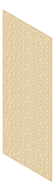 3D Presentation Image of Panel Acoustic Keystone KeyNirvana Designer 3000x1200 ClassicOak