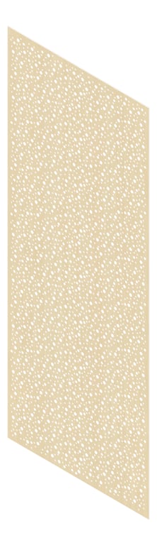 3D Presentation Image of Panel Acoustic Keystone KeyNirvana Designer 3000x1200 CoastalOak