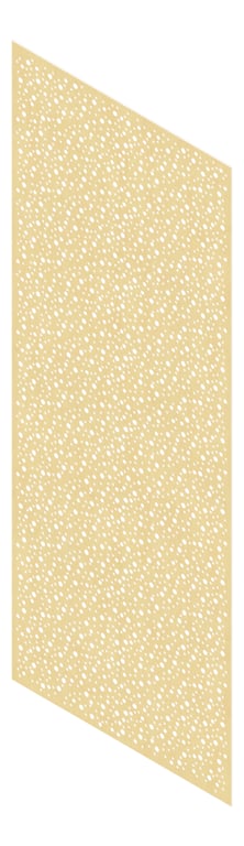 3D Presentation Image of Panel Acoustic Keystone KeyNirvana Designer 3000x1200 CurlyBirch