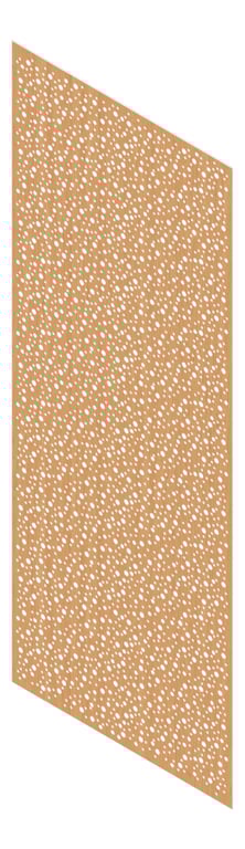 3D Presentation Image of Panel Acoustic Keystone KeyNirvana Designer 3000x1200 ElegantOak