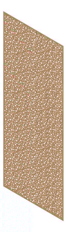 3D Presentation Image of Panel Acoustic Keystone KeyNirvana Designer 3000x1200 FlorentineWalnut