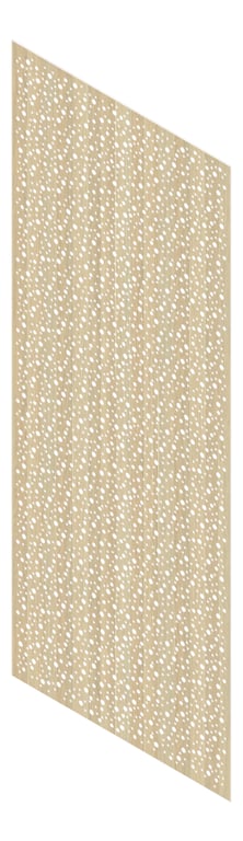 3D Presentation Image of Panel Acoustic Keystone KeyNirvana Designer 3000x1200 MaisonOak