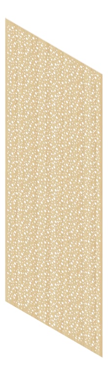 3D Presentation Image of Panel Acoustic Keystone KeyNirvana Designer 3000x1200 NaturalOak