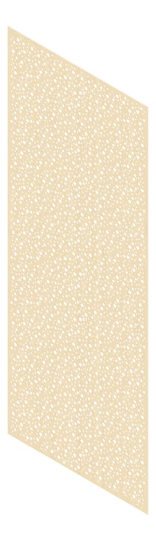 3D Presentation Image of Panel Acoustic Keystone KeyNirvana Designer 3000x1200 NordicOak