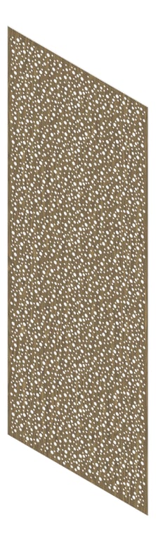 3D Presentation Image of Panel Acoustic Keystone KeyNirvana Designer 3000x1200 SepiaWalnut