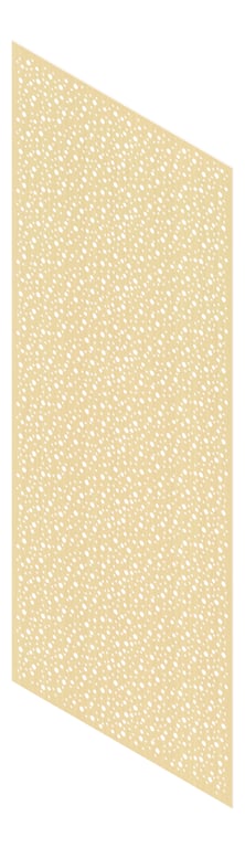 3D Presentation Image of Panel Acoustic Keystone KeyNirvana Designer 3000x1200 TurrosOak