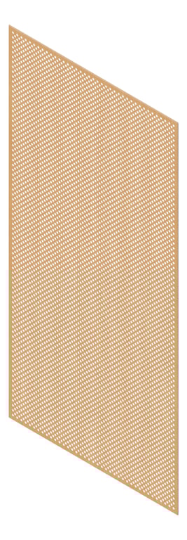 3D Presentation Image of Panel Acoustic Keystone KeyNirvana KP1 2400x1200 Blackbutt