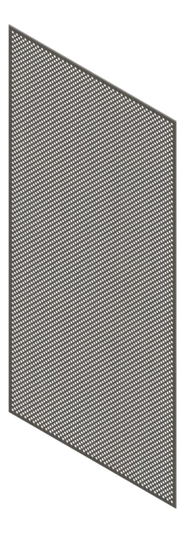 3D Presentation Image of Panel Acoustic Keystone KeyNirvana KP1 2400x1200 BlackendLegno