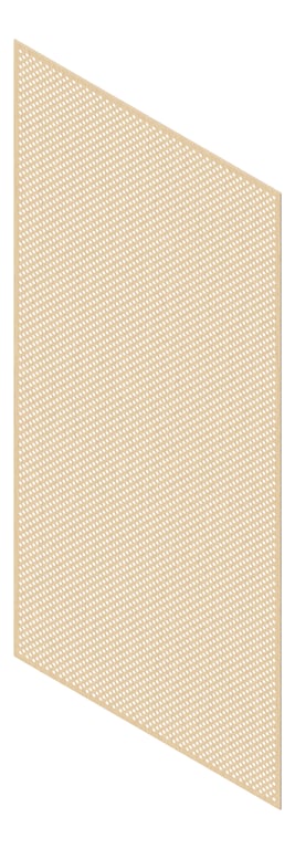 3D Presentation Image of Panel Acoustic Keystone KeyNirvana KP1 2400x1200 BlondeOak