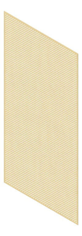 3D Presentation Image of Panel Acoustic Keystone KeyNirvana KP1 2400x1200 CurlyBirch