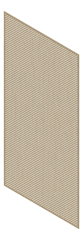 3D Presentation Image of Panel Acoustic Keystone KeyNirvana KP1 2400x1200 DuskyElm