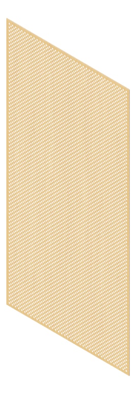 3D Presentation Image of Panel Acoustic Keystone KeyNirvana KP1 2400x1200 Laminex TasmanianOak