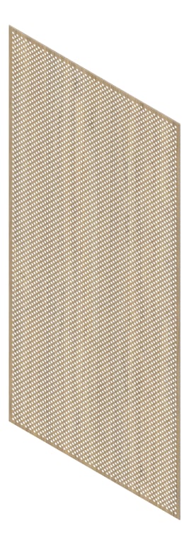 3D Presentation Image of Panel Acoustic Keystone KeyNirvana KP1 2400x1200 NotaioWalnut