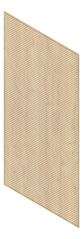 3D Presentation Image of Panel Acoustic Keystone KeyNirvana KP1 2400x1200 PlankedUrbanOak