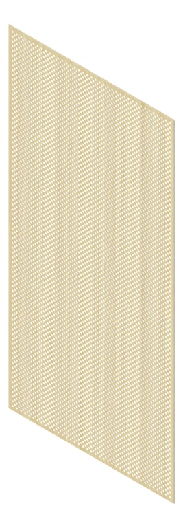 3D Presentation Image of Panel Acoustic Keystone KeyNirvana KP1 2400x1200 PlantationAsh