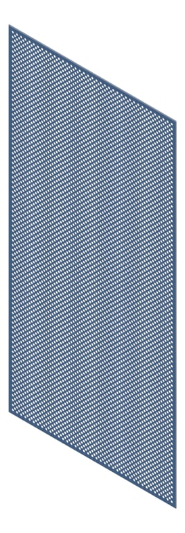 3D Presentation Image of Panel Acoustic Keystone KeyNirvana KP1 2400x1200 PrimaryBlue