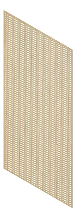 3D Presentation Image of Panel Acoustic Keystone KeyNirvana KP1 2400x1200 RuralOak