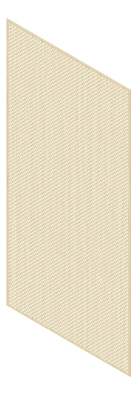 3D Presentation Image of Panel Acoustic Keystone KeyNirvana KP1 2400x1200 SeasonedOak