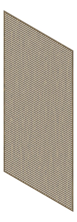 3D Presentation Image of Panel Acoustic Keystone KeyNirvana KP1 2400x1200 SepiaWalnut