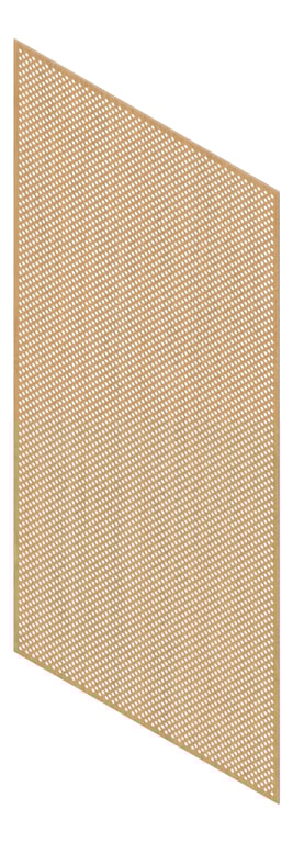 3D Presentation Image of Panel Acoustic Keystone KeyNirvana KP1 2400x1200 SpottedGum