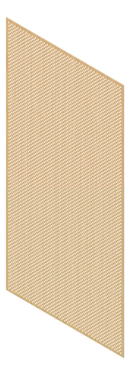 3D Presentation Image of Panel Acoustic Keystone KeyNirvana KP1 2400x1200 SublimeTeak