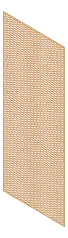 3D Presentation Image of Panel Acoustic Keystone KeyNirvana KP1 3000x1200 Blackbutt