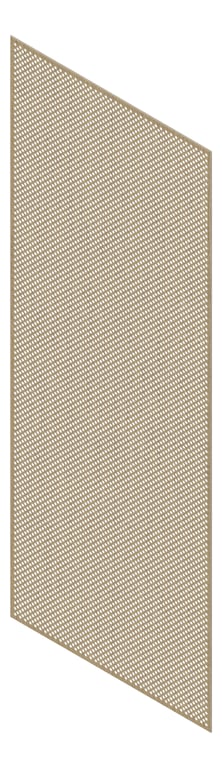 3D Presentation Image of Panel Acoustic Keystone KeyNirvana KP1 3000x1200 DuskyElm