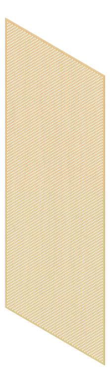 3D Presentation Image of Panel Acoustic Keystone KeyNirvana KP1 3000x1200 Laminex TasmanianOak