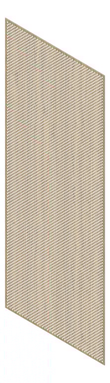 3D Presentation Image of Panel Acoustic Keystone KeyNirvana KP1 3000x1200 NotaioWalnut