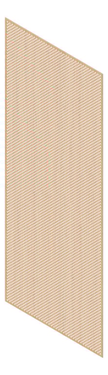 3D Presentation Image of Panel Acoustic Keystone KeyNirvana KP1 3000x1200 Polytec TasmanianOak