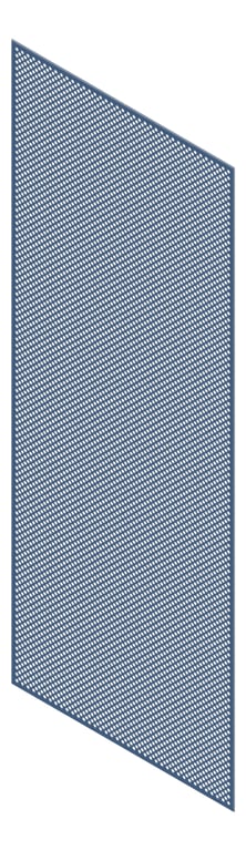 3D Presentation Image of Panel Acoustic Keystone KeyNirvana KP1 3000x1200 PrimaryBlue