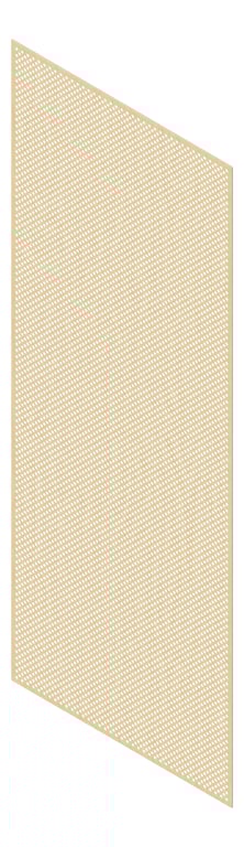 3D Presentation Image of Panel Acoustic Keystone KeyNirvana KP1 3000x1200 RawBirchPly