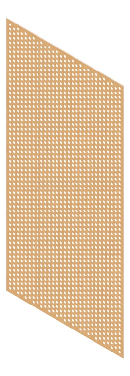 3D Presentation Image of Panel Acoustic Keystone KeyNirvana KP2 2400x1200 Blackbutt