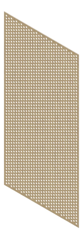 3D Presentation Image of Panel Acoustic Keystone KeyNirvana KP2 2400x1200 DuskyElm