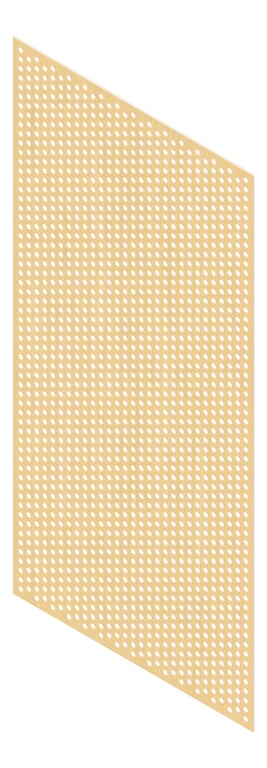 3D Presentation Image of Panel Acoustic Keystone KeyNirvana KP2 2400x1200 Laminex TasmanianOak