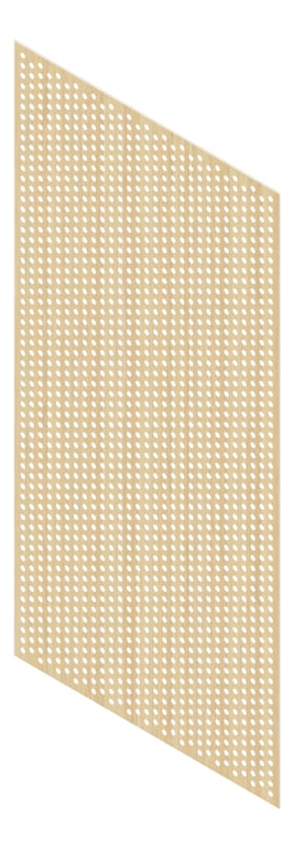 3D Presentation Image of Panel Acoustic Keystone KeyNirvana KP2 2400x1200 NaturalOak