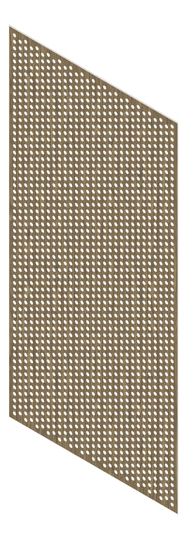 3D Presentation Image of Panel Acoustic Keystone KeyNirvana KP2 2400x1200 SepiaWalnut