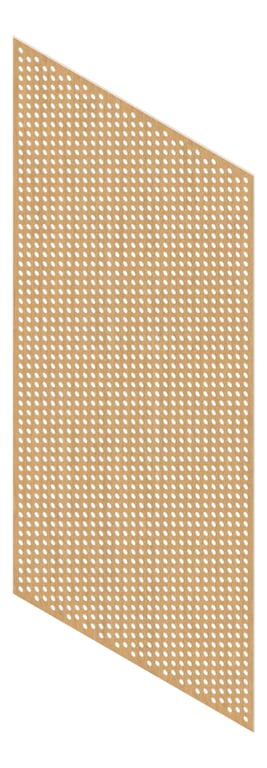 3D Presentation Image of Panel Acoustic Keystone KeyNirvana KP2 2400x1200 SpottedGum