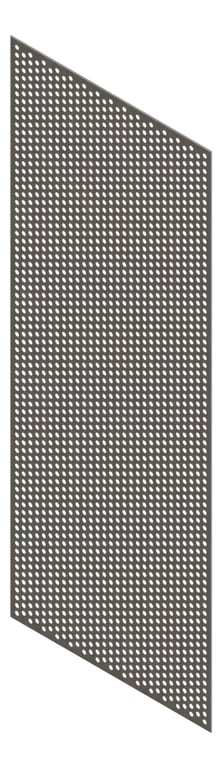 3D Presentation Image of Panel Acoustic Keystone KeyNirvana KP2 3000x1200 BlackendLegno