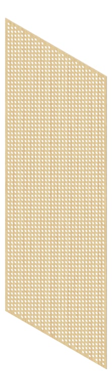 3D Presentation Image of Panel Acoustic Keystone KeyNirvana KP2 3000x1200 ClassicOak