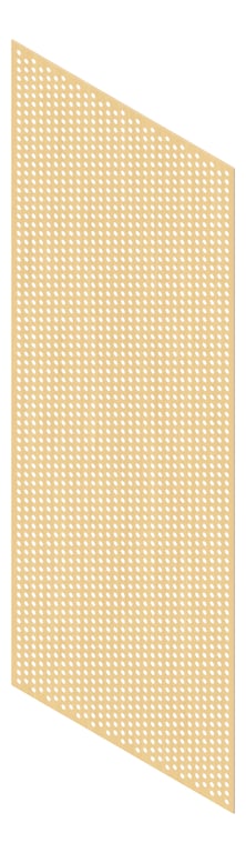 3D Presentation Image of Panel Acoustic Keystone KeyNirvana KP2 3000x1200 Laminex TasmanianOak