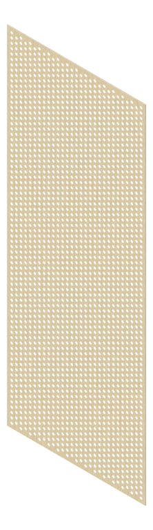 3D Presentation Image of Panel Acoustic Keystone KeyNirvana KP2 3000x1200 LaurelOak