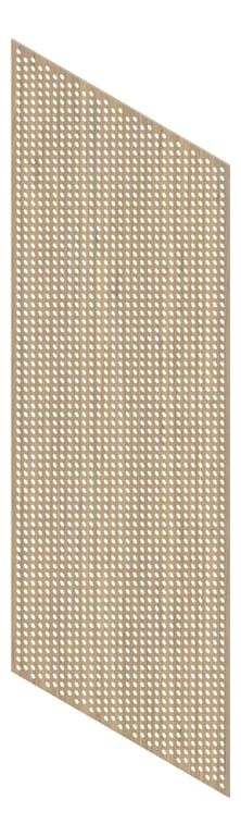 3D Presentation Image of Panel Acoustic Keystone KeyNirvana KP2 3000x1200 NotaioWalnut