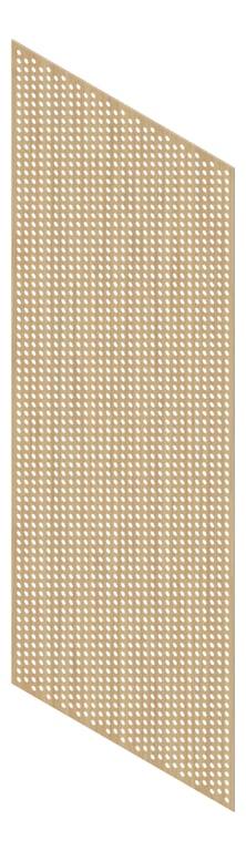 3D Presentation Image of Panel Acoustic Keystone KeyNirvana KP2 3000x1200 PrimeOak