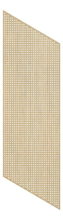 3D Presentation Image of Panel Acoustic Keystone KeyNirvana KP2 3000x1200 RuralOak