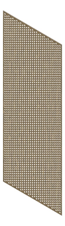 3D Presentation Image of Panel Acoustic Keystone KeyNirvana KP2 3000x1200 SepiaWalnut